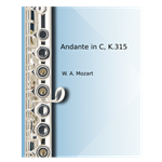 Andante in C K.315 - flute with piano accompaniment