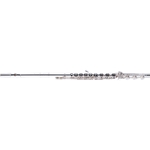 1207SRBODV Pro Flute, Sterling Silver Head/Body/Foot, V Cut Headjoint, Open-Hole, B Foot, Offset G,, D# Roller, .997 Pure Silver Hinge Tubes, SP-1 Springs, Drawn Toneholes, Case