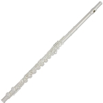 AF2 Trevor James Alto Flute, Silver-Plated, Sterling Silver Lip Plate & Riser, Straight & Curved Headjoint, Case