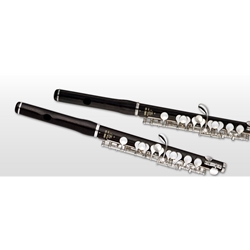 YPC62R Yamaha Pro Piccolo, Grenadilla Wood Body, Wave Cut Headjoint, Silver-Plated Keys, Split E, Case