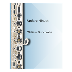 Fanfare Minuet  - flute or oboe with piano accompaniment and CD