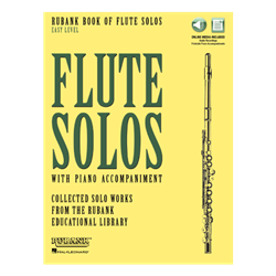 Rubank Book of Flute Solos, Easy Level,  with online audio and printable piano accompaniment