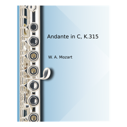 Andante in C K.315 - flute with piano accompaniment