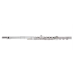 VV-HRO Virtuoso Flute, .958 Silver VOCE Headjoint, Sterling Silver Body/Foot, B Foot, Offset G, Pointed Arms, Open Hole, Case