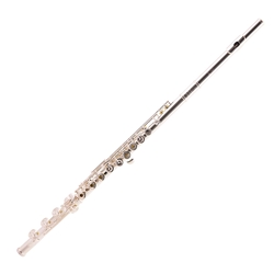 CV-HROE Chanson Flute, .958 Silver VOCE Headjoint, Silver Plated Body/Foot, Open-Hole, B Foot, Offset G, Split E, Pointed Arms, Case