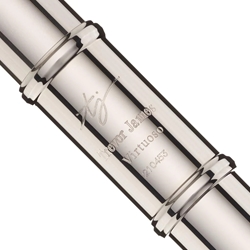 VV-HROE Virtuoso Flute, .958 Silver VOCR Headjoint, Sterling Silver Body/Foot, B Foot, Offset G, Split E, Pointed Arms, Open Hole, Case