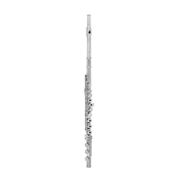 1107SRBEO Pro Flute, .958 Britannia Silver Head/Body/Foot, Open-Hole, B Foot, Offset G, Split E, Drawn Tone Holes, Stainless Steel Springs, Gizmo Key, Case