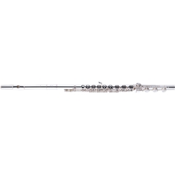 1207SRBODV Pro Flute, Sterling Silver Head/Body/Foot, V Cut Headjoint, Open-Hole, B Foot, Offset G,, D# Roller, .997 Pure Silver Hinge Tubes, SP-1 Springs, Drawn Toneholes, Case