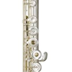 CV-HRO Chanson Flute, .958 Silver VOCE Headjoint, Silver Plated Body/Foot, Open-Hole, B Foot, Offset G, Pointed Arms, Case