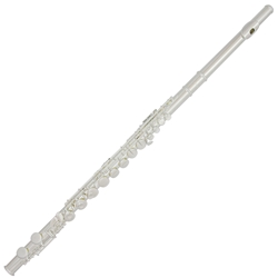 AF2 Trevor James Alto Flute, Silver-Plated, Sterling Silver Lip Plate & Riser, Straight & Curved Headjoint, Case